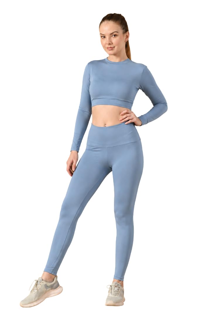 Women's Sculpt Compression Set, Dusty Sky Blue-image-48