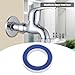 Create idea 6Pcs Basin Faucet Base Ring Chromed Plastic Mounting Ring Tap Base Cover with Seal Inner Diameter 32mm Outer Diameter 52mm