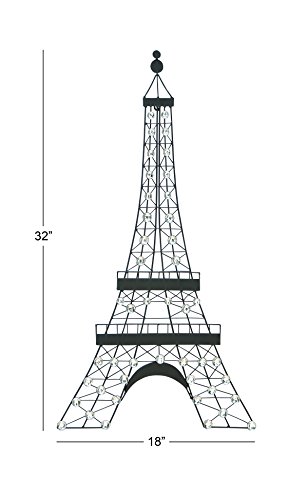 Deco 79 55112 Metal Eiffel Tower Home Wall Decor 3D Wire Wall Sculpture thumb #8