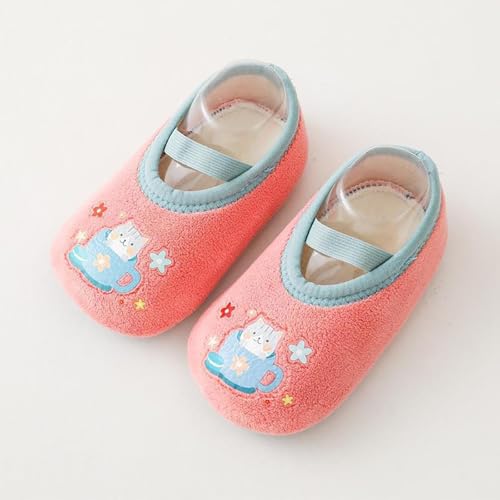 Winter Infant Toddler Shoes Boys Girls Baby Shoes Soft Sole Slip On Shoes Cute Animal Decoration Warm Kids High Tops 5