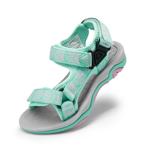 DREAM PAIRS Sandales Enfant Garçon Fille Respirantes Légères Antidérapantes, Chaussures Été Enfant Réglables Sandales Sport Plage Outdoor Marche,Size...
