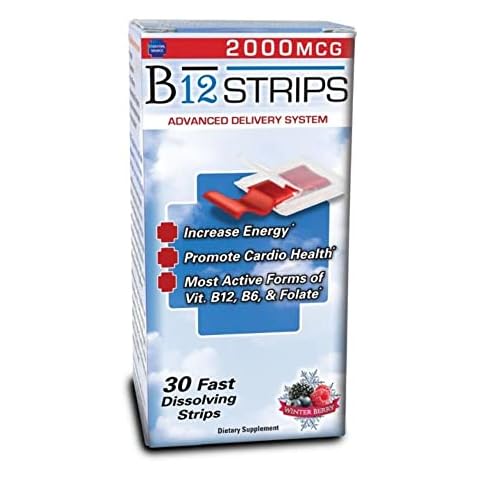 Essential Source Vitamin B12 Strips with B6 and Biotin, 2000 mcg - 30 Day Supply Cover