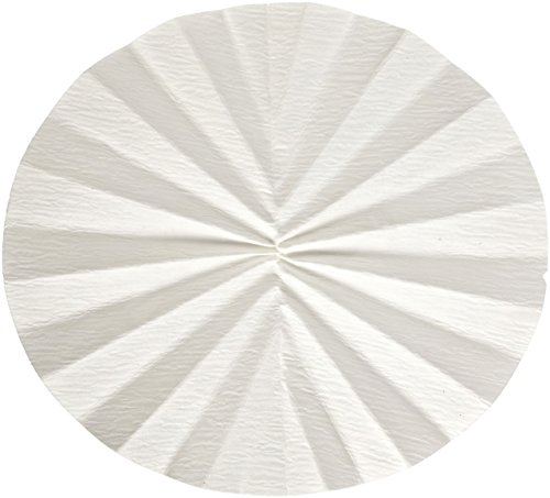 Whatman 10331456 Quantitative Folded Filter Paper, 15-18 Micron, Grade 520A-1/2, 500mm Diameter (Pack of 100)