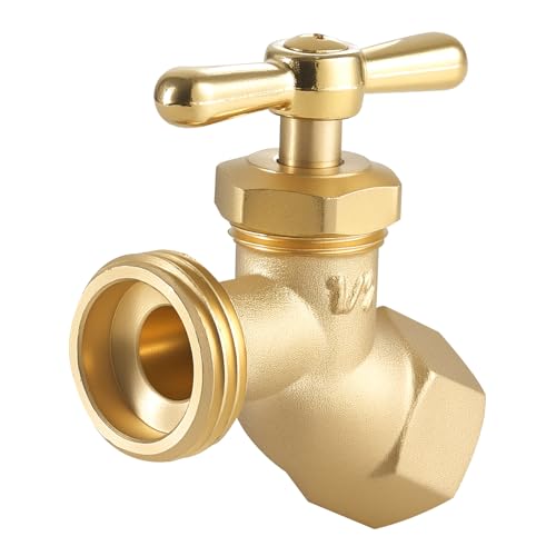 VEVOR Brass Garden Hose Bib, 1/2