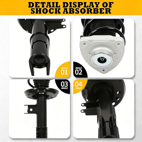 Image of Front Left Strut Assembly Compatible with CLA250 2014-2019 | A1173231500, A1563231700, A1563231900