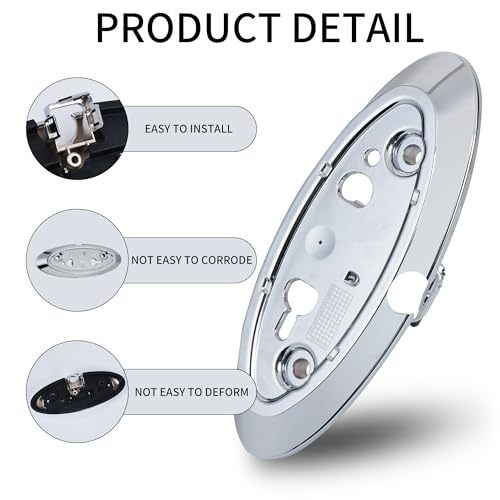 Image of CONGCONG Rear Tailgate Fender Reversing Camera Housing Replacement Parts Compatible with Ford 2010-2014 F150, 2013-2016 F250 F350 AL3Z-19H511-A (A)