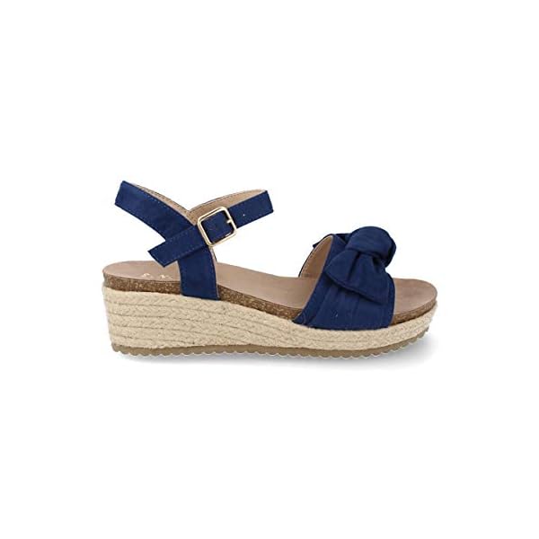 Sandalia Mujer de Cuna Forrada en Yute con Planta Anatomicay Diseno con Lazo Primavera Verano 2019 | DeHippies.com
