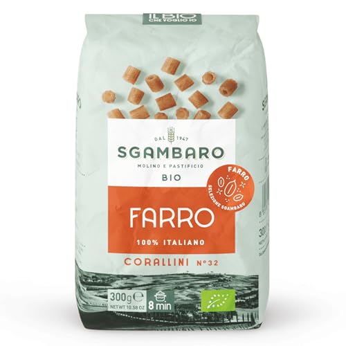 Sgambaro Pasta di Farro Selezione Bio Corallini Rigati N.32 -