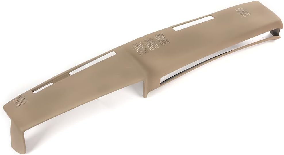 Cubierta de salpicadero compatible con Chevy tamaño completo GMC 1981-1987compatible con Chevy SUV GMC 1981-1991 cubierta de tablero beige