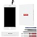iPhone 6 Screen Replacement White - YPLANG LCD Display Touch Screen Digitizer Frame Assembly Full Set with Free tools for iPhone 6 4.7 inch(White)