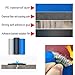 TreasureCave Waterproof Heat Insulation Adhesive Fix Tape, Heavy Duty SelfAdhesive Mightiness Tape, Self Fusing Silicone Tape for Wall Roof Leakproof Repair Tool(Blue 30CM*10M)