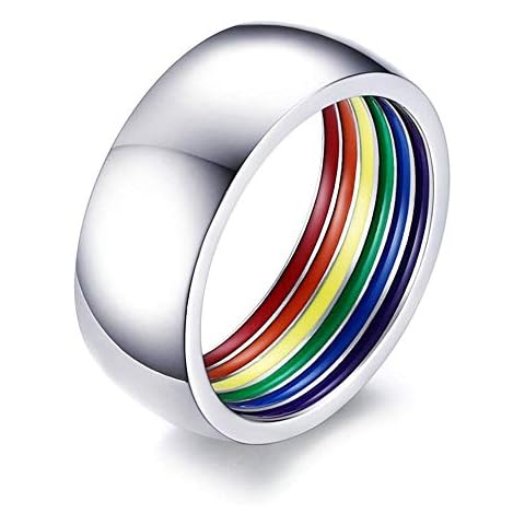 Anillo Arcoiris VNOX Gay Lesbianas Cover