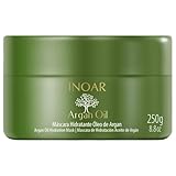 INOAR PROFESSIONAL - Argan Oil Hair Mask - Deep Conditioning and Moisturizing Essential Oil Hair Mask (8.8 oz)