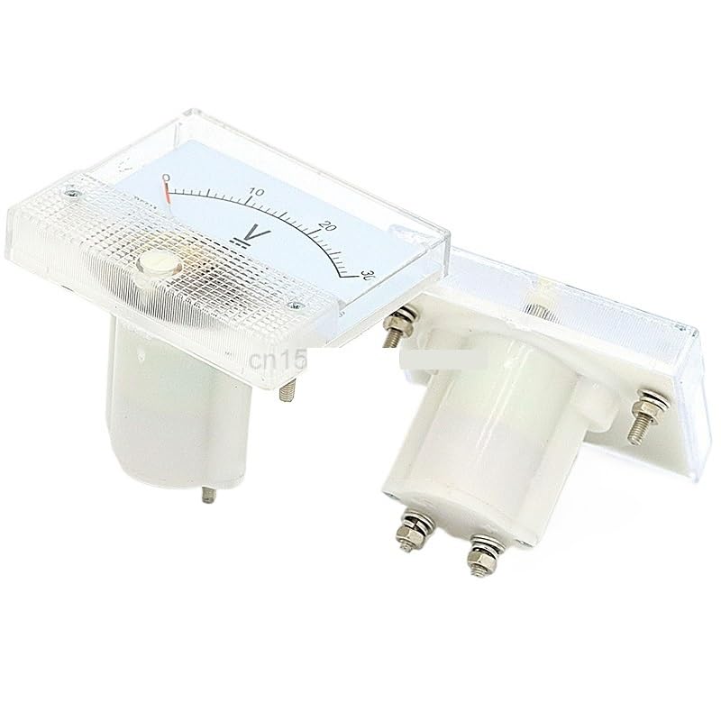 1Pcs 85C1-V DC Analog Panel Voltmeter Ammeter Amp Volt Meter Gauge 85C1 1V 2V 3V 5V 10V 15V 20V 30V 50V 75V 100V 300V 400V 500V(200V)