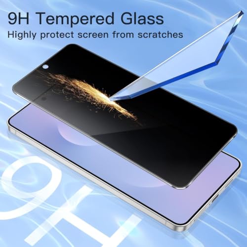 Image of STP FEEL Premium Grade Privacy Tempered Glass Screen Protector Compatible For Samsung Galaxy S25 ultra 5G (6.9 Inch, Pack of 1) Full Edge to Edge Coverage Anti-Spy /Anti-Peeping 9H Hardness