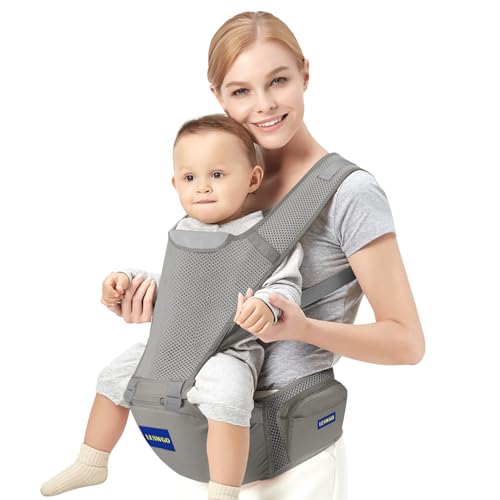 6-in-1 Baby Carrier with Hip Seat for 0-36 Months