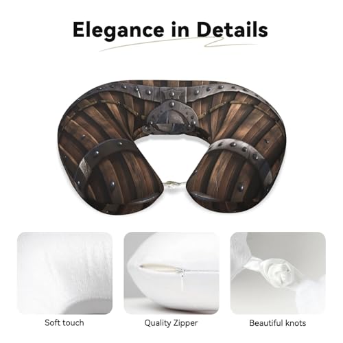 Almohada de espuma viscoelástica para viaje cuello miniatura 3