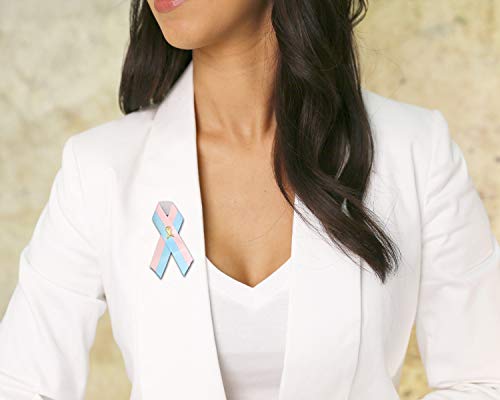 Image of 1 /2 /5 /10 /25 /50 /100pcs Satin Awareness Ribbon Pins (Pick your color), for Cancer & Disease Awareness, Bulk Quantities for Fundraising, Events, Gift Giving
