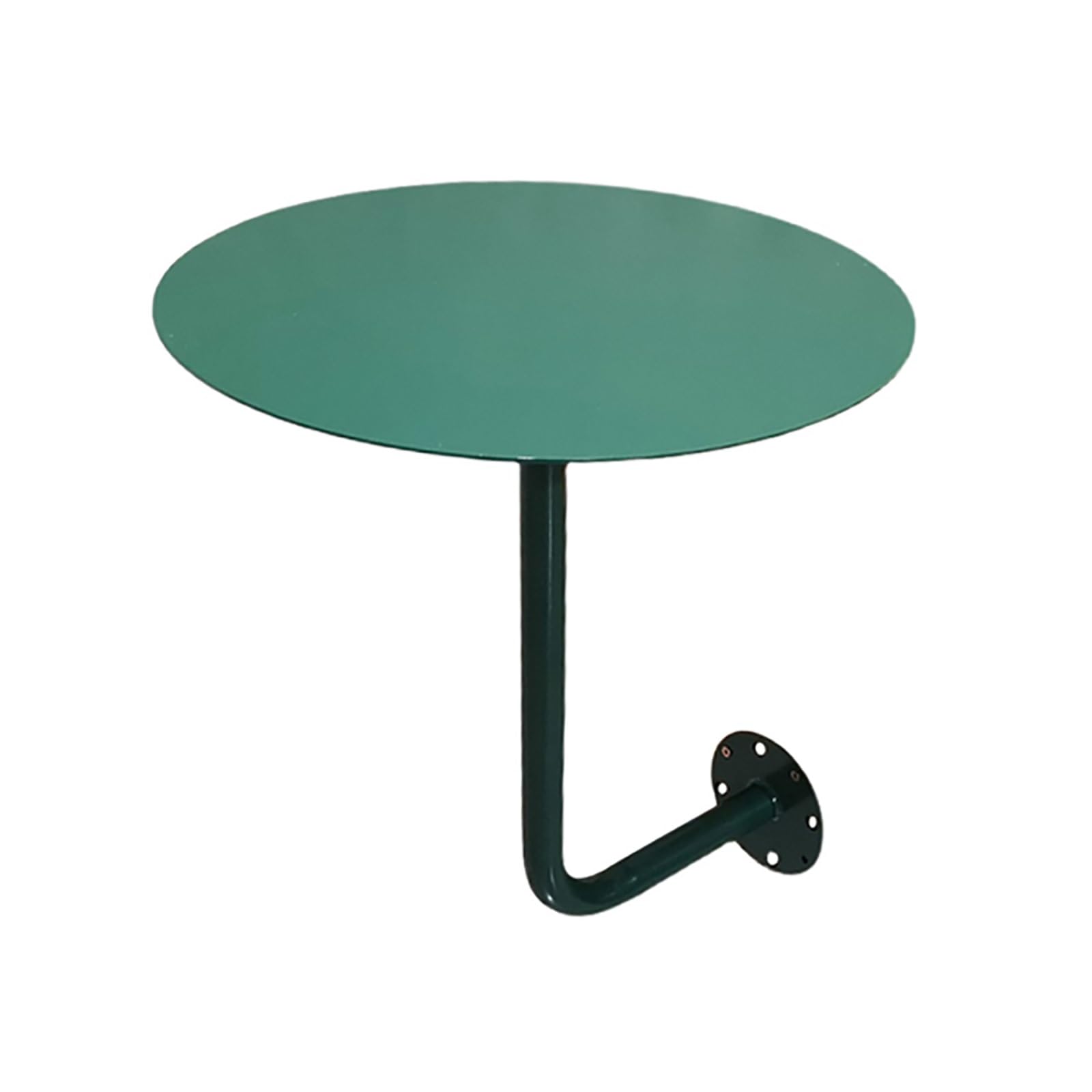 Tavolino da caffè da parete con piano rotondo e porta carte da caffè, tavolino salvaspazio per decorare la casa e mobili moderni per il soggiorno