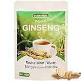 Ginseng wurzel: Energie, Vitalität, Fokus, Antioxidans | ganze Wurzel - Traditionelle Medizin seit Jahrtausenden - Stärkt das immunsystem - Ginseng tee Detox Tee | 100g