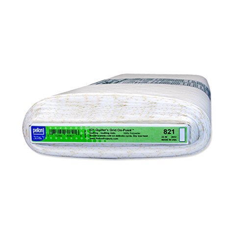 Pellon 821 Quilter's Grid On-Point - White - 45