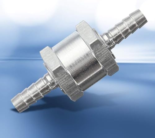 2 Stück Kraftstoff Rückschlagventil 8mm, Rückschlagventil Schlauch, für Benzin, Diesel, Pflanzenöl, Wasser, (8 Mm)