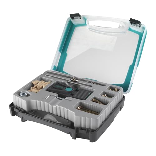 wolfcraft 4642000 - Set 'Undercover Jig' - Coffret d'Assemblage par Vissage Invisible, 55 pièces
