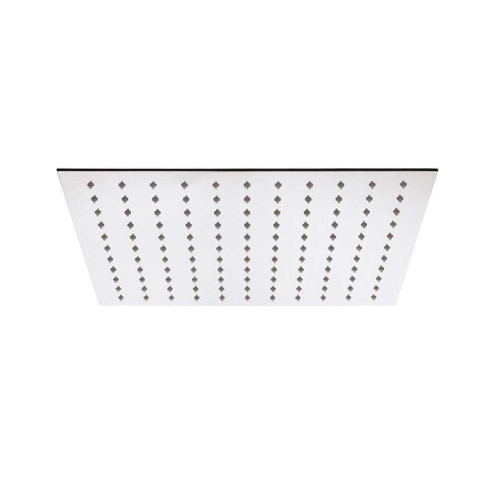 Milano Chrome Arvo 400Mm Square Ultra Thin Fixed Rainfall Shower Head