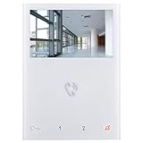 Monitor a Color de 4,3 Pulgadas, Ap Blanco 6721Wcon función Manos Libres, 2 Cables.