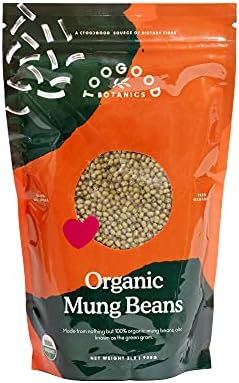 Certified USDA Organic Mung Beans, California, Whole Green, Gluten-free, Vegan-friendly, non-GMO, USA, Excellent Sprout Quality (1.5 pounds/24 ounces)