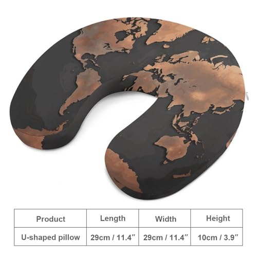 Almohada de viaje espuma viscoelástica 30 cm U miniatura 2