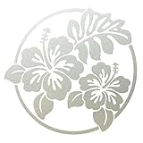 Sliding Glass Door Stickers - Glass Sticker Decals for Windows and Glass Doors - 3 Frost Vinyl Window Stickers - Bird Window Decals by Glass Alert (Flower)