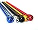 Snuff Straw 5-Pack Color Style - Sniffer Snorter Straws Deluxe Snorting Kit Snuff Tube - Bullet Metal Straw