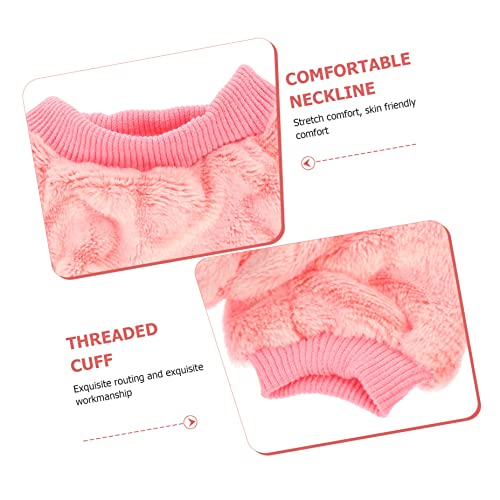 Balacoo 4 Pçs Quente Macio Menino Menina Camisa Portátil Roupas Inverno Resistente Ao Desgaste Acess