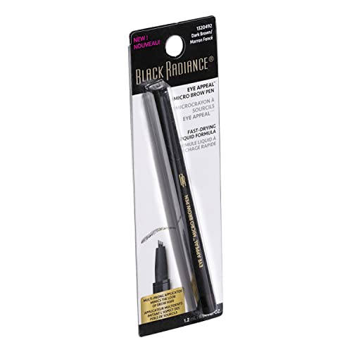 Black Radiance Eye Appeal™ Micro Brow Pen Dark Brown - Thumbnail 6