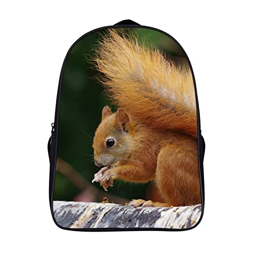 Sac à dos scolaire durable Écureuil 3D - Cartable ergonomique et résistant pour jeune étudiant
