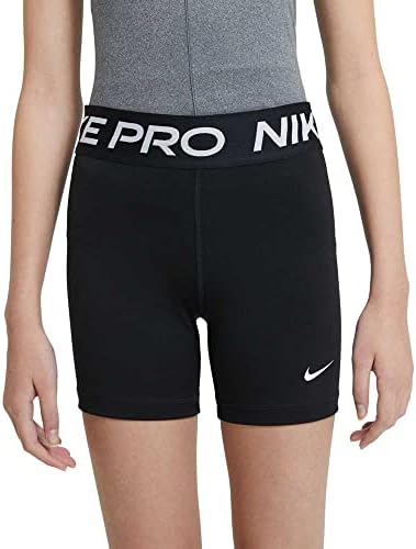 Nike Girls Nikepro 3IN Short DA1033-010 Size L Black/White