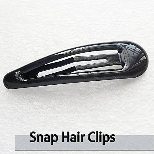 Rocst Snap Hair Clips Hair Style Accessories Kits For Girl Women Ballet Dance U Shaped Hair Pins Bobby Clips,43Pcs (Black, 3 Inch Kit) #TOP1