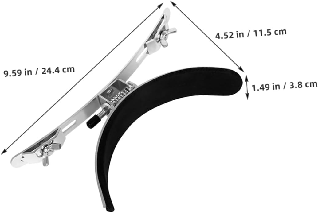 Drum Support Accessory for Snare Drum Marching Drum Leg Piece Practical Drum Parts Silver 1pc