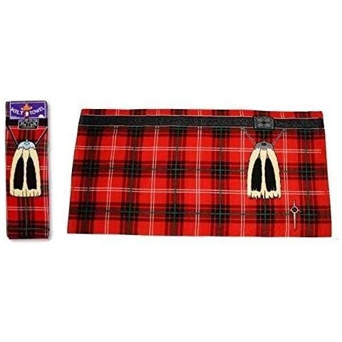 Scottish Red Tartan Instakilt Beach Towel Cover