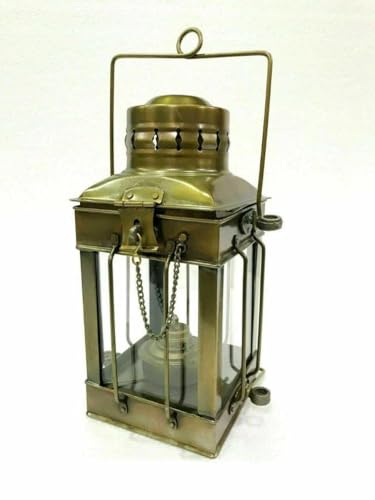 Lampada a olio vintage in ottone per navi marittime lanterna barca barca lampada nautica