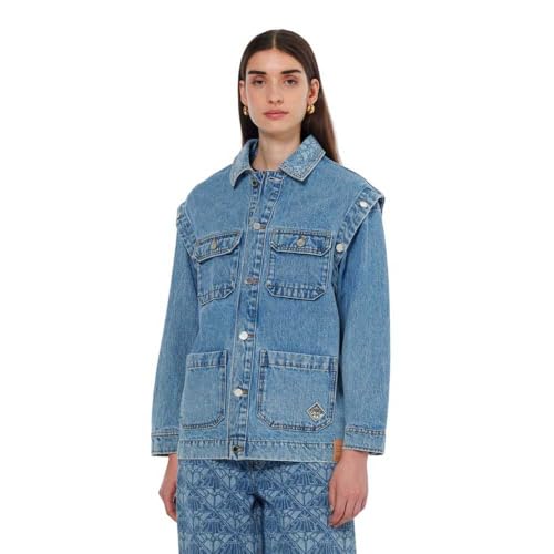 Veste en Jean Femmes Scotch & Soda Washed Denim de Haute Qualité
