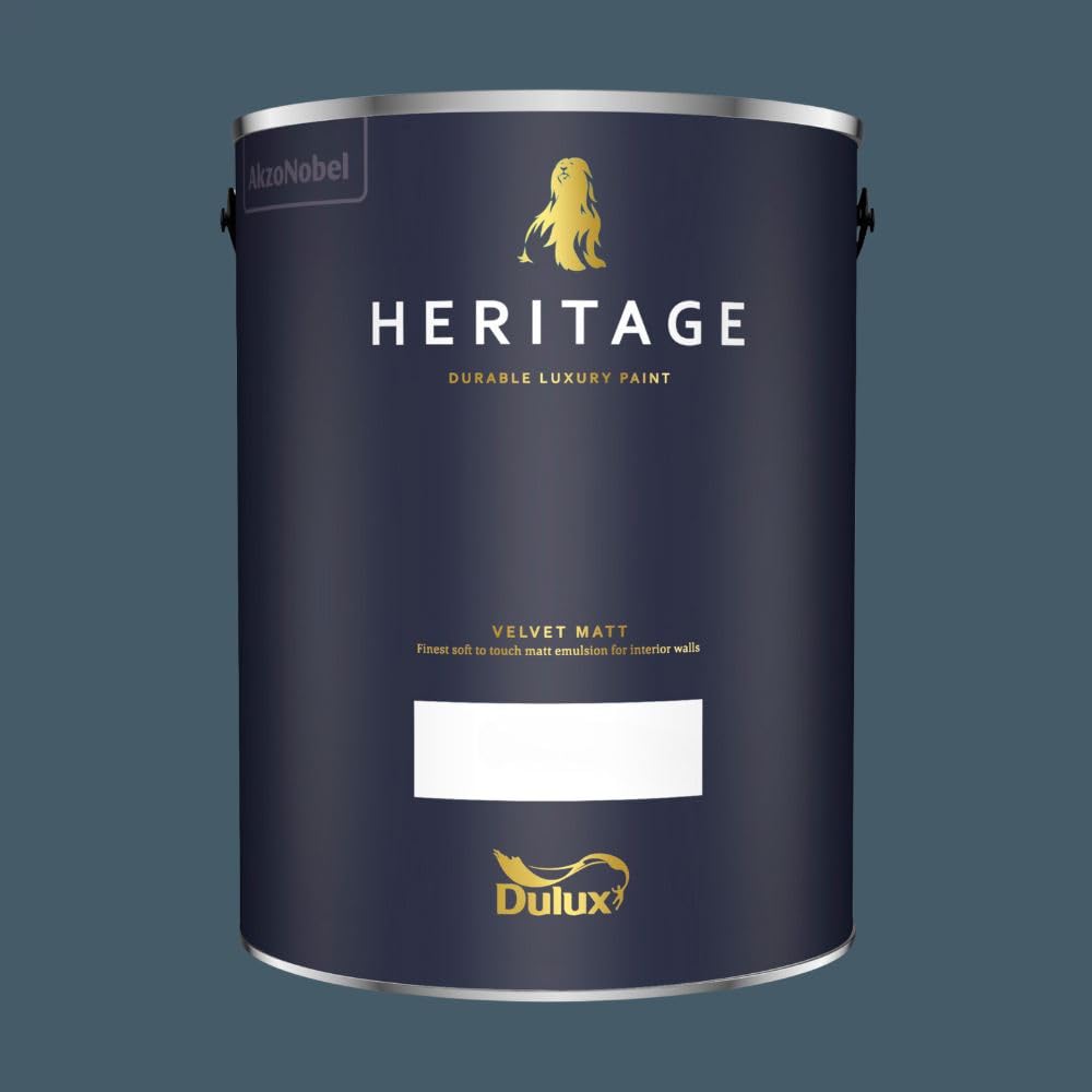 Paint Stop Midnight Teal Dulux Trade Heritage Matt 5L