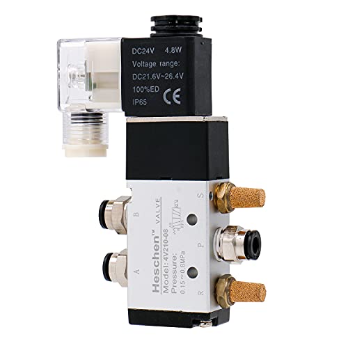 Heschen Elettrovalvola pneumatica 4V210-08 24VDC