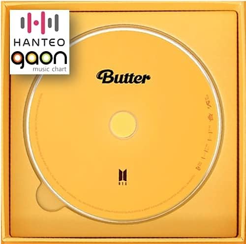 BTS – Butter [CREAM ver.] [Pre Order] CD+Photobook+Folded Poster+Others with CULTUREKOREAN Decorative Stickers, Photocards