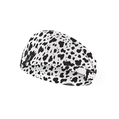 Ctsgobvahy Cow Print Boys Kids Daily Sports Headbands Morning Jogging Athletic Wicking Elastic Hairband Girls Skin Care Headscarf for Keeping Hair Away from the Face