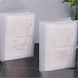 Nail Art Sticker Storage Book Collecting Album 2 Pack/160 Slots Empty Storage Holder Plastic Nail St