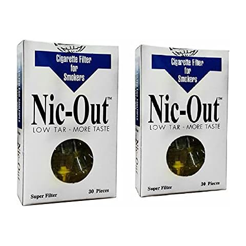 2 Packs Nic-Out Cigarette Filters - Quit Smoking Alternative (60 filters) Cover