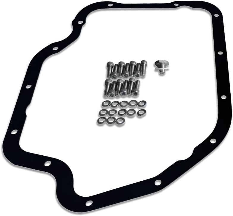 Aluminum Polished Finned Transmission Oil Pan with Hardware Fits GM Chevy TH400 Turbo 400