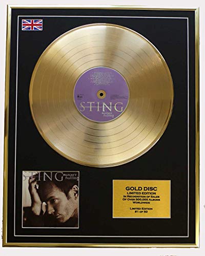 Image of STING/LTD EDITION CD GOLD DISC/ALBUM 'MERCURY FALLING'